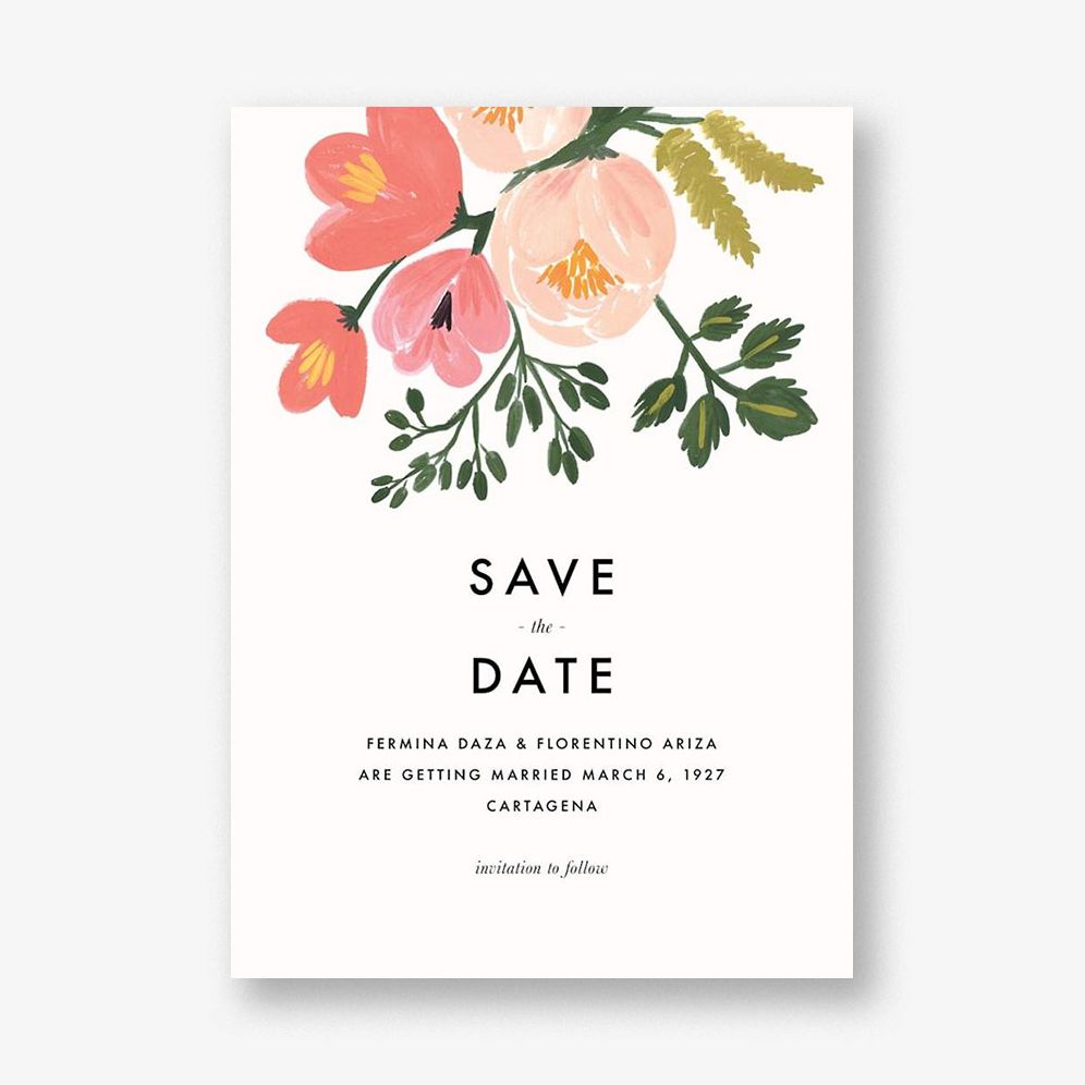 Pastel Petals Save The Date