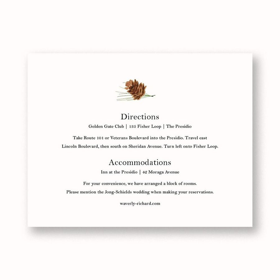 Sequoia Information Card