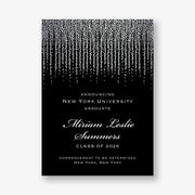 Foil Chandelier Graduation Announcement