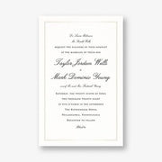 Timeless Elegance Wedding Invitation