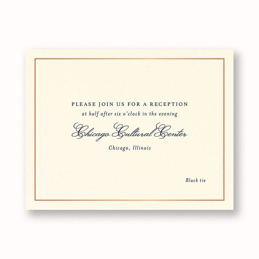Simply Traditional Information Card