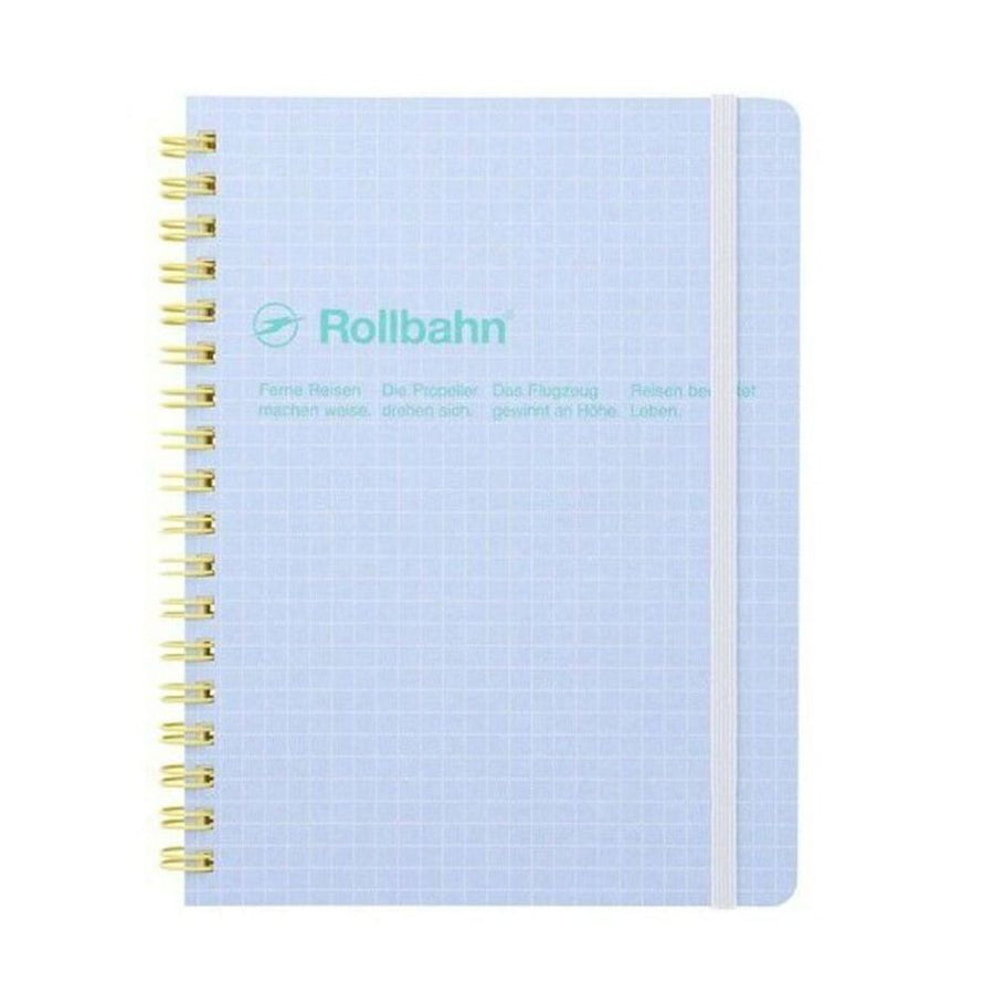 Rollbahn spiral bound notebook Scuola L - light blue