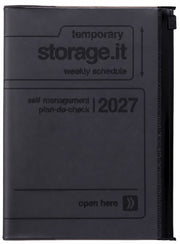 2027 Marks Black B6 Weekly Left Weekly Desk Planner