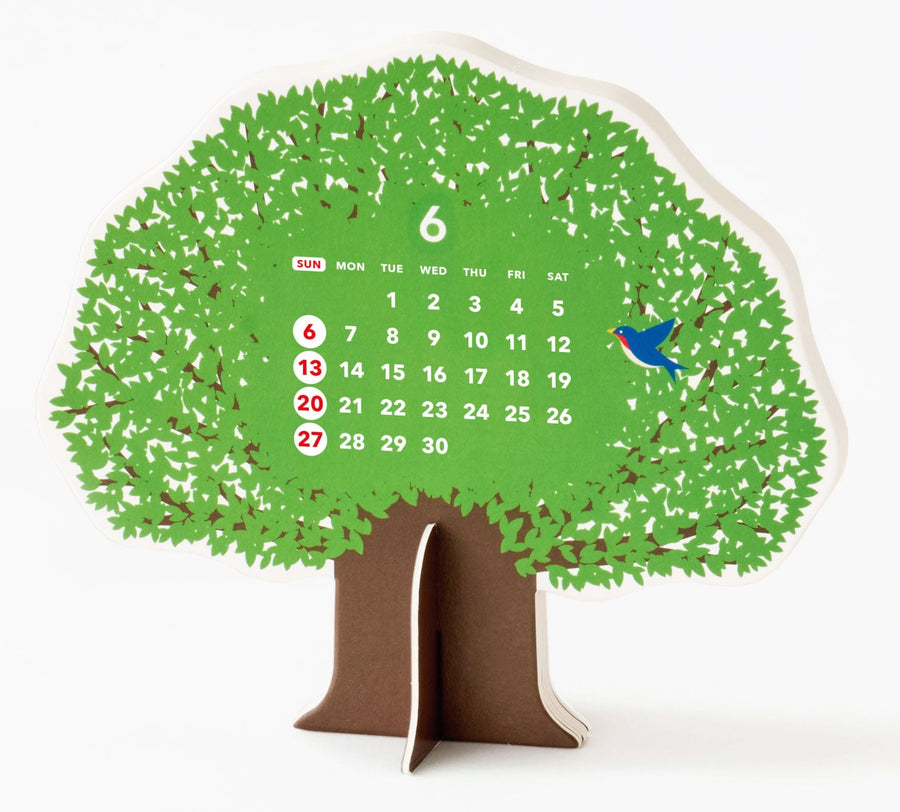2027 Good Morning Calendar Tree