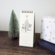 2027 Matoka Stand Ring Calendar Duck and Bear