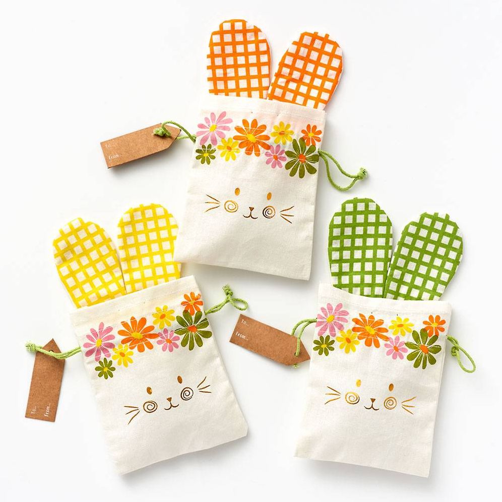 Cotton Bunny Treat Bags