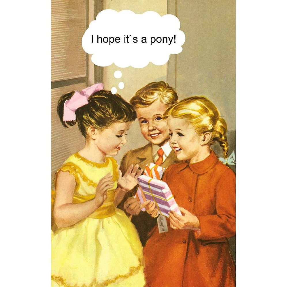 Hope it's a Pony Birthday Card