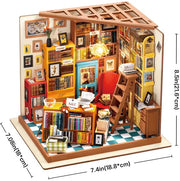DIY Miniature House Sam's Study