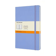 Moleskine Classic Notebook, Large, Ruled, Hydrangea Blue, Hard Cover (5 X 8.25)