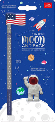 Legami Stationery Set - To The Moon And Back - Space