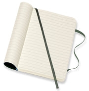 Moleskine Notebook, Pocket, Ruled, Myrtle Green, Soft Cover (3.5 x 5.5)