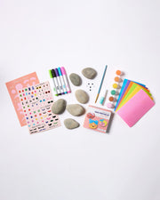 Kid's Rock Painting Kit: Cool Faces