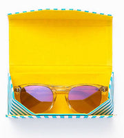 Striped Sunglasses Case