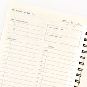 Teal Diamond Paper Wasp Daily Planner