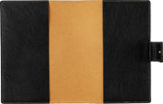 Paper Source Black A5 Leather Journal Cover with Clasp