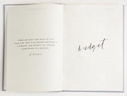 I Do Wedding Planning Journal
