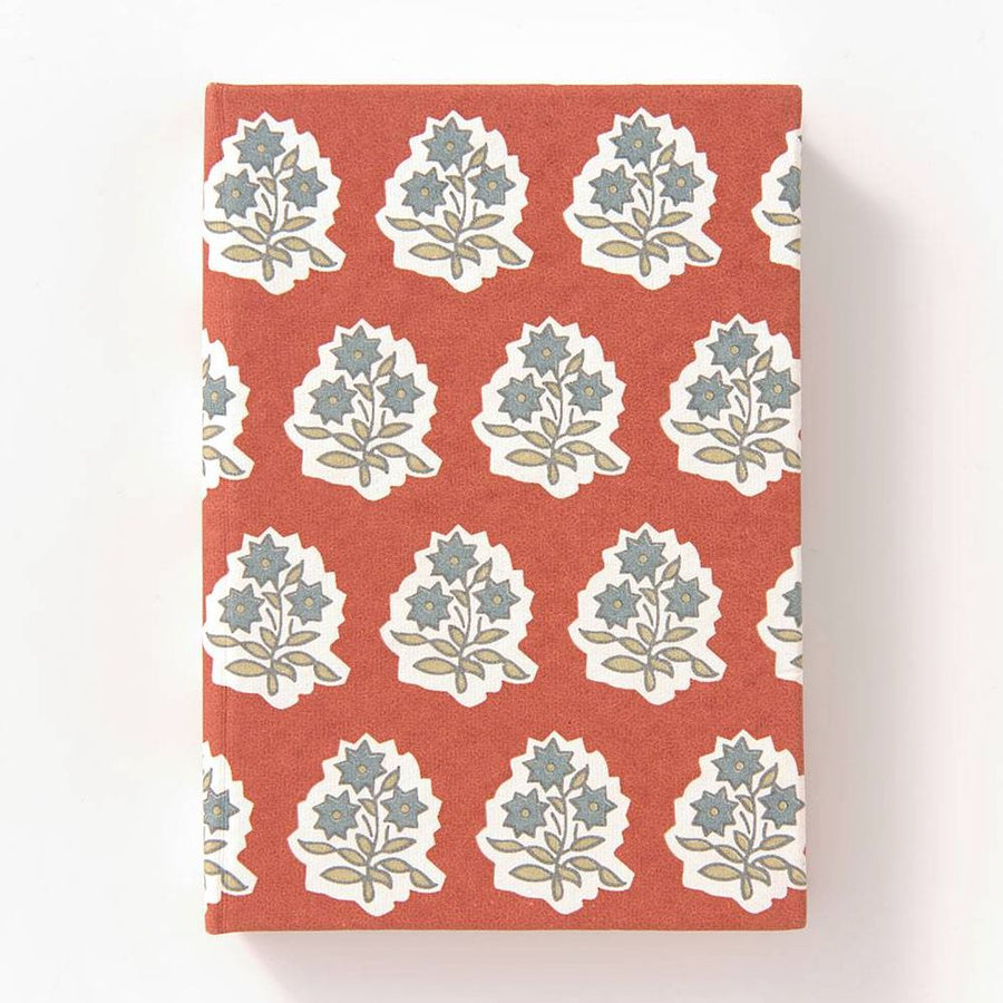 Red and Blue Hardcover Notebook