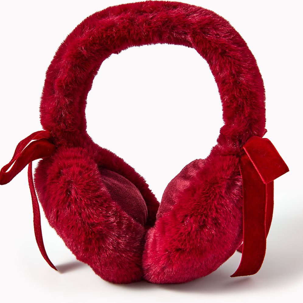 Fuzzy Bow Earmuffs