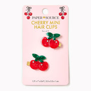 Cherry Mini Hair Clips- Set of 2