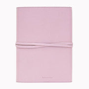 Lilac Grain Leather Journal with Tie Wraps