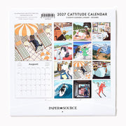 2027 Paper Source Catitude Calendar