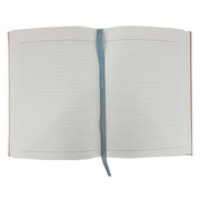 Peach Woven Leather Journal