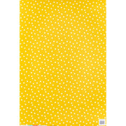Yellow Polka Dots Flat Wrap