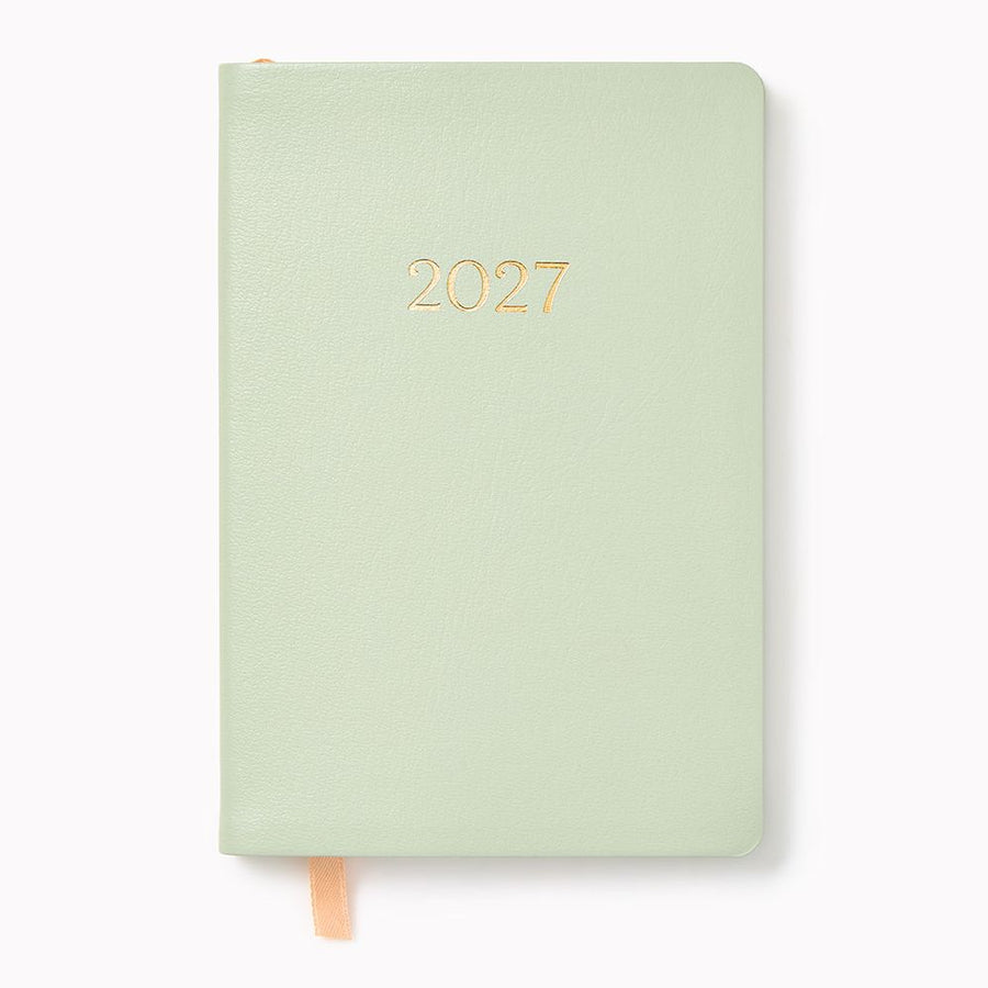 2027 Paper Source Sage Weekly Pocket Planner