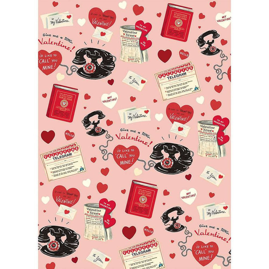 Valentine Message Flat Wrap