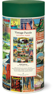 Cavallini & Co - National Parks 1,000 Piece Jigsaw Puzzle