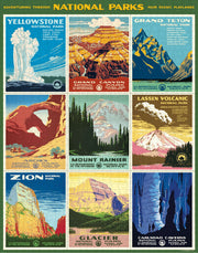 National Parks Poster 1000 Piece Puzzle