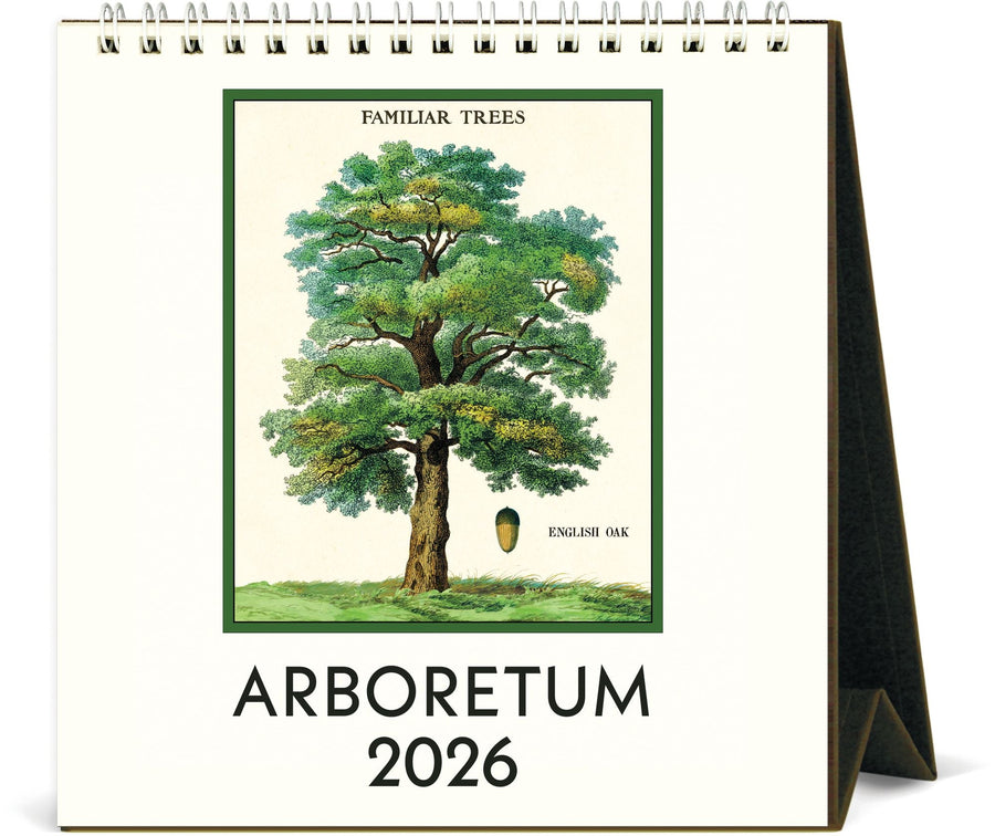 2026 Cavallini Arboretum Desk Calendar