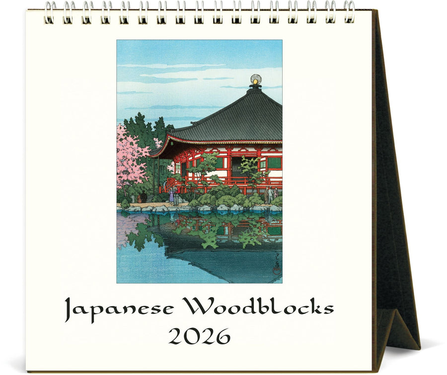 2026 Japanese Woodblock Desk Calendar