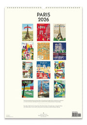 2026 Cavallini Paris Wall Calendar