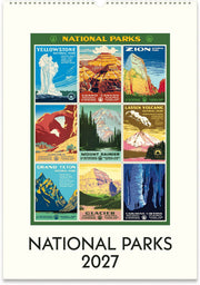 2027 National Parks Wall Calendar
