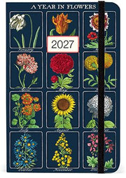 2027 A Year in Flowers Weekly Pocket Planner