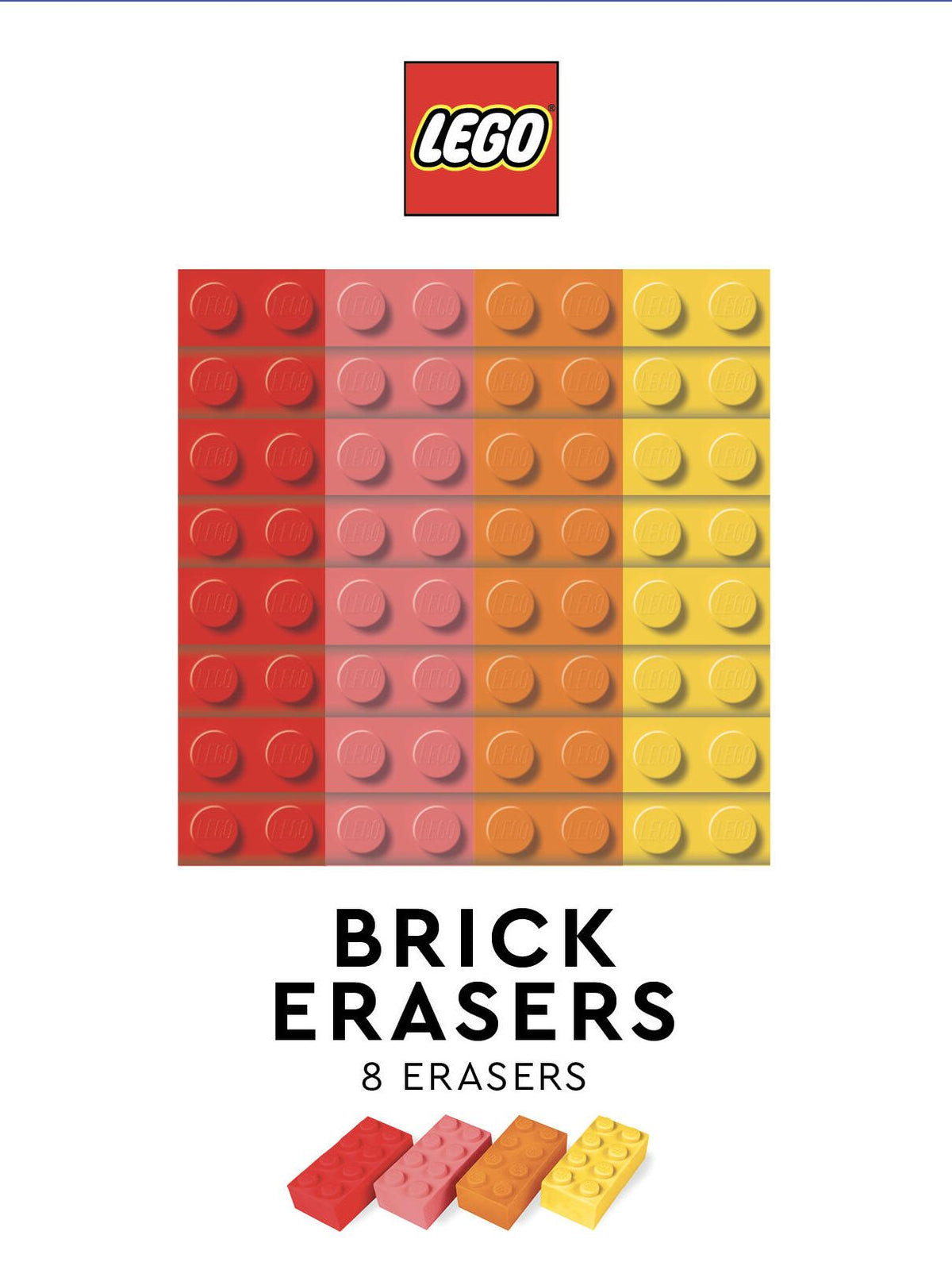 LEGO Brick Erasers (Multicolor)
