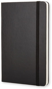 Moleskine Classic Notebook, Large, Plain, Black, Hard Cover (5 x 8.25)