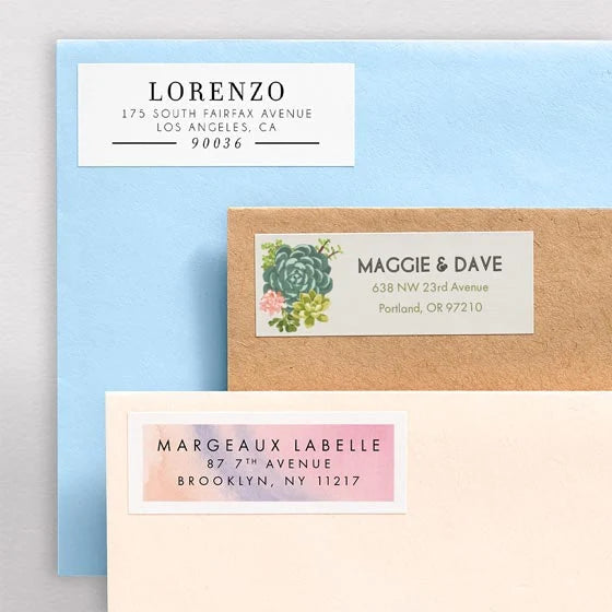 Address labels